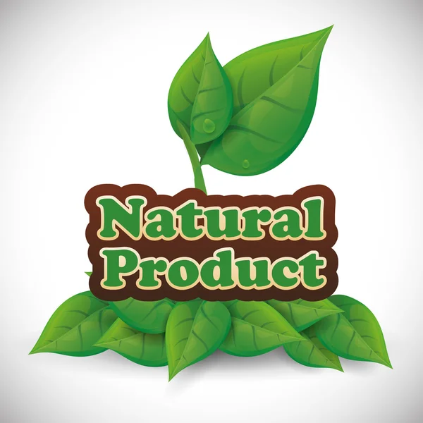 Design do produto natural —  Vetores de Stock