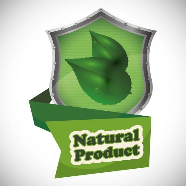 Naturlig produktdesign — Stock vektor