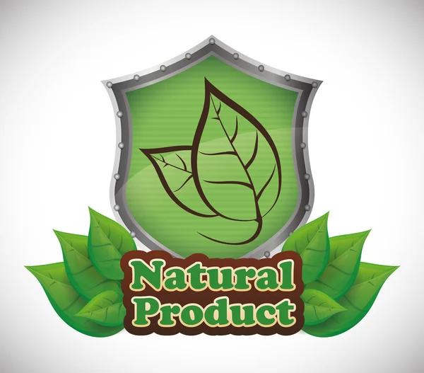 Diseño natural del producto — Vector de stock