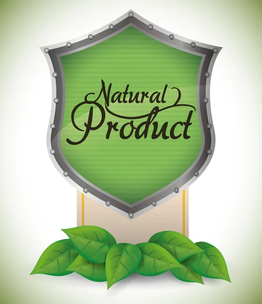 Diseño natural del producto — Vector de stock
