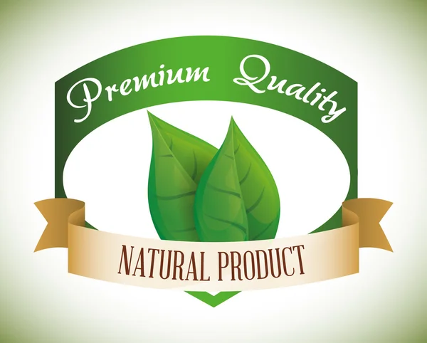 Natural product design — Stock Vector