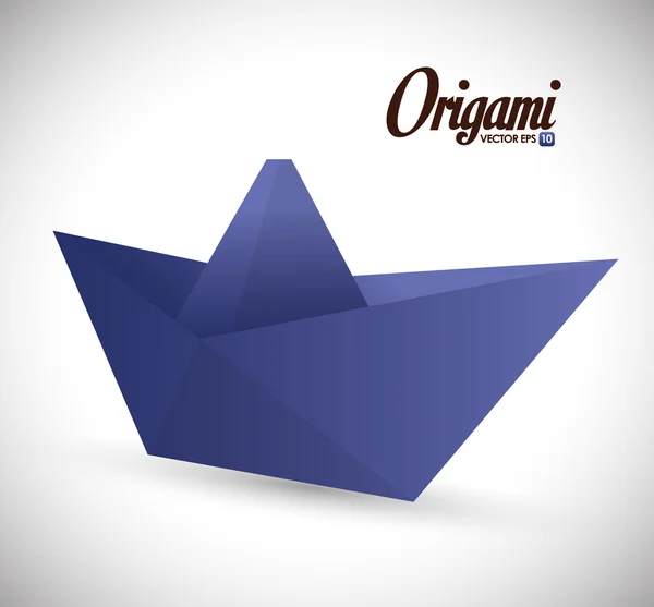 Origami design. — Stock Vector