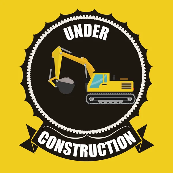 Under construction design — Stock Vector