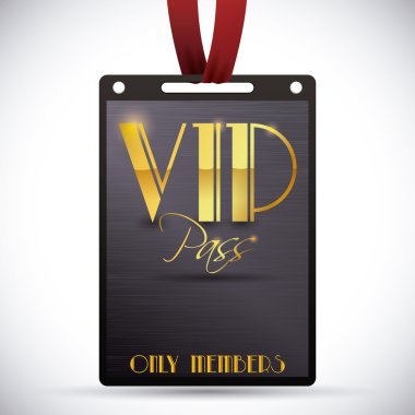 VIP kart tasarımı.