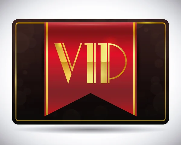 VIP card design. — Stock Vector