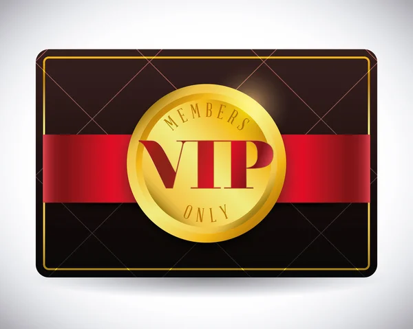 Conception de carte VIP . — Image vectorielle