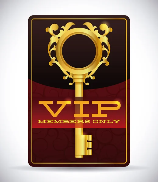 Conception de carte VIP . — Image vectorielle