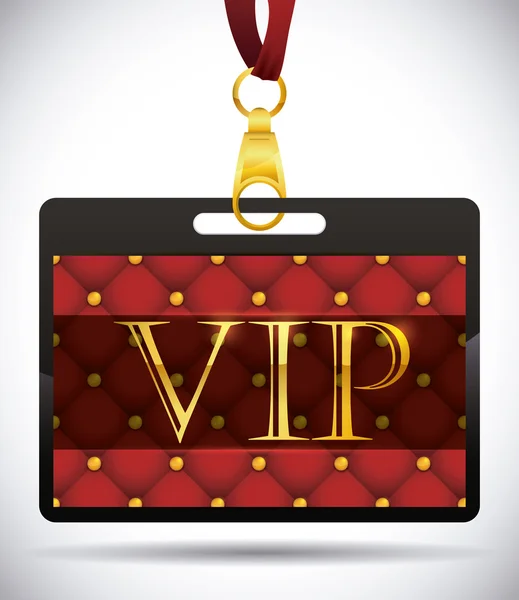 VIP card tervezés. — Stock Vector