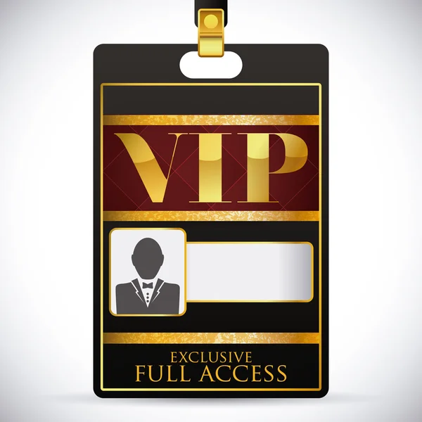 Conception de carte VIP . — Image vectorielle