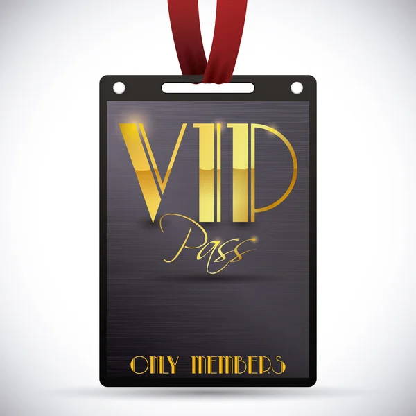 VIP card design. — Stock Vector