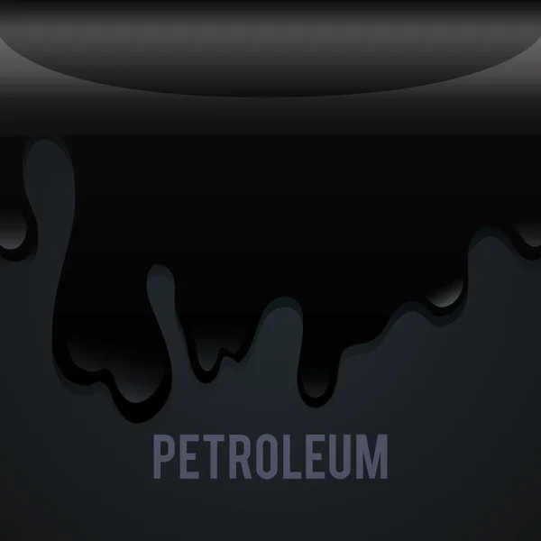 Petroleumsindustridesign. — Stock vektor