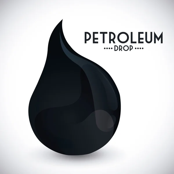 Petroleumsindustridesign. — Stock vektor