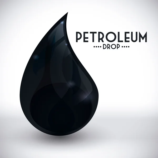 Petroleumsindustridesign. — Stock vektor