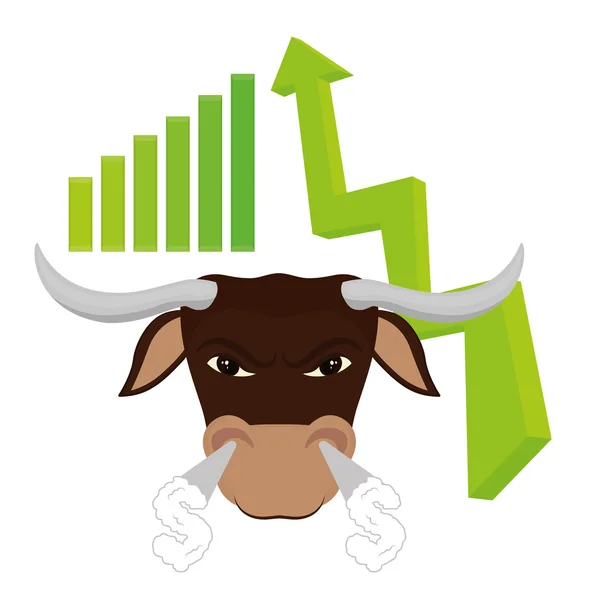 Bolsa de valores . —  Vetores de Stock