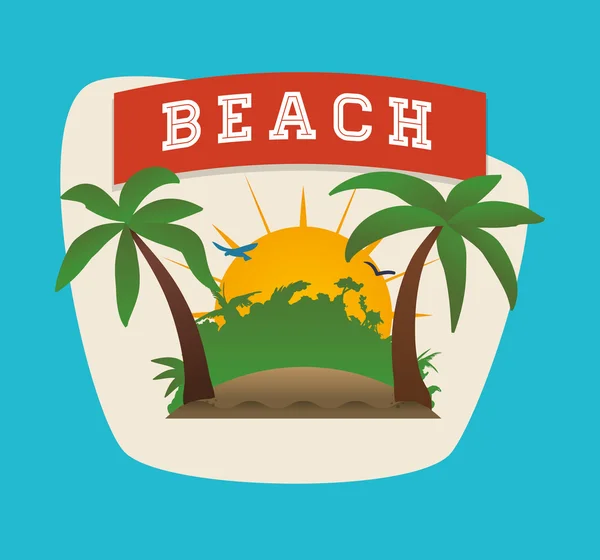 Diseño de verano — Vector de stock