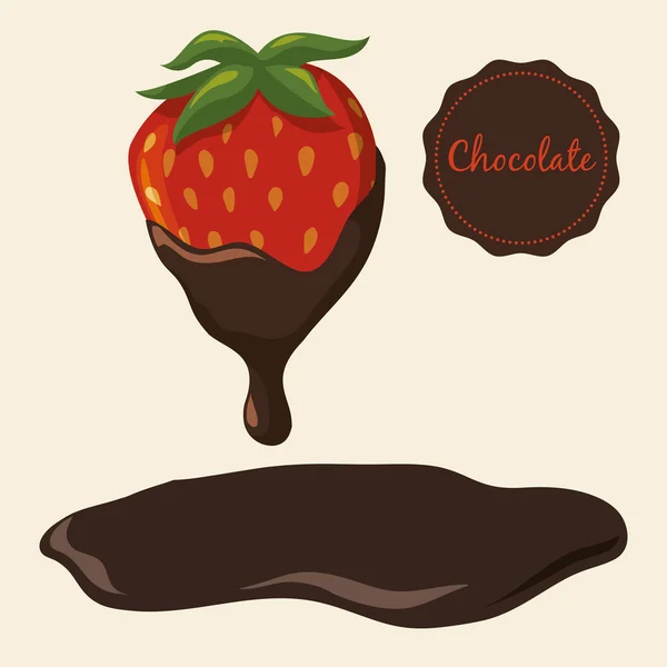 Design de chocolate —  Vetores de Stock