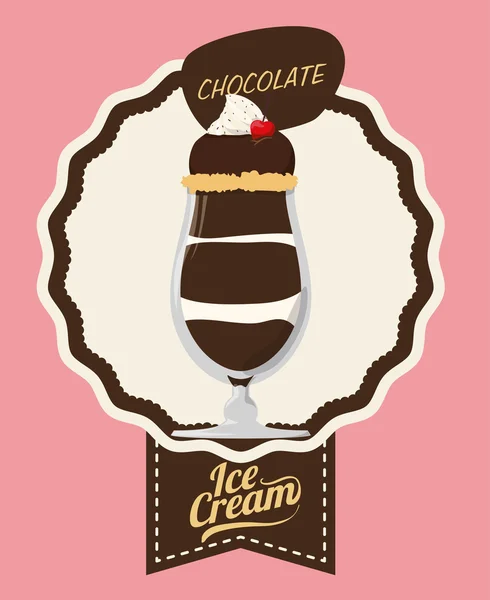 Chcolate design — Stock Vector