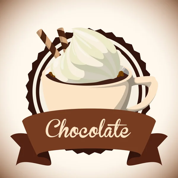 Chcolate ontwerp — Stockvector