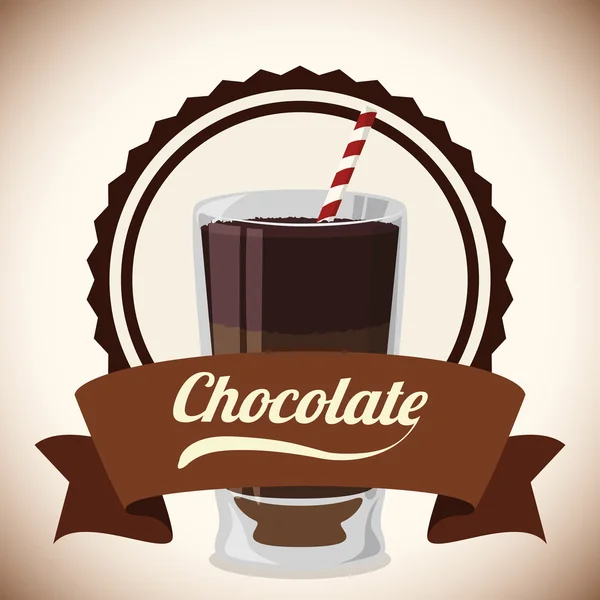 Design al cioccolato — Vettoriale Stock