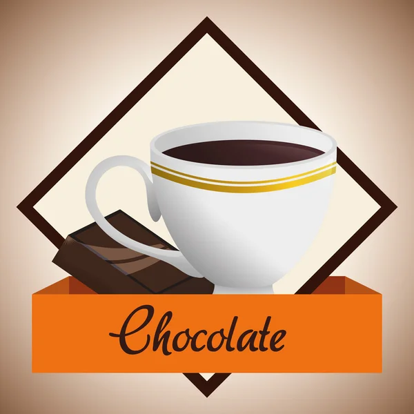 Chcolate ontwerp — Stockvector