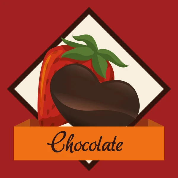 Chcolate ontwerp — Stockvector