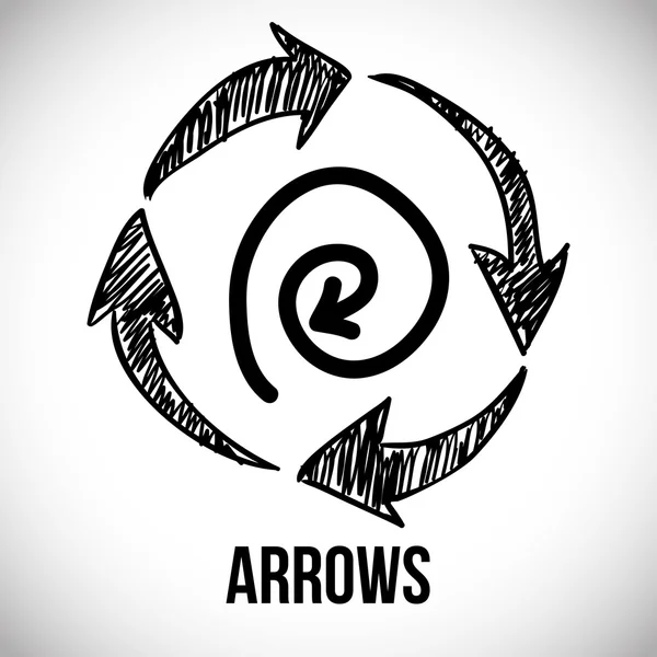 Arrow design — Stock Vector