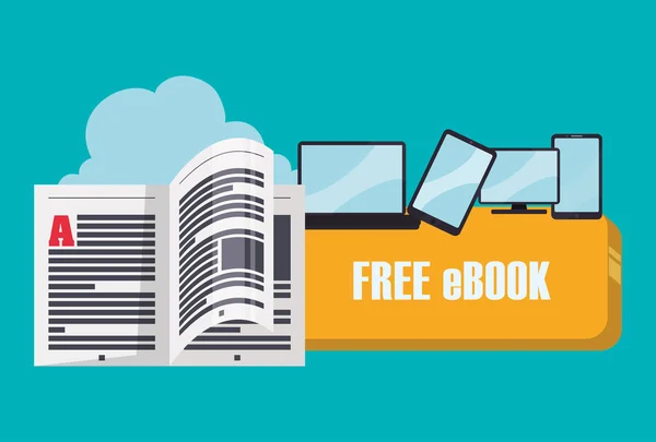 Design de ebook —  Vetores de Stock