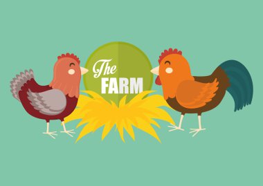 Kırsal ve çiftlik simgeler