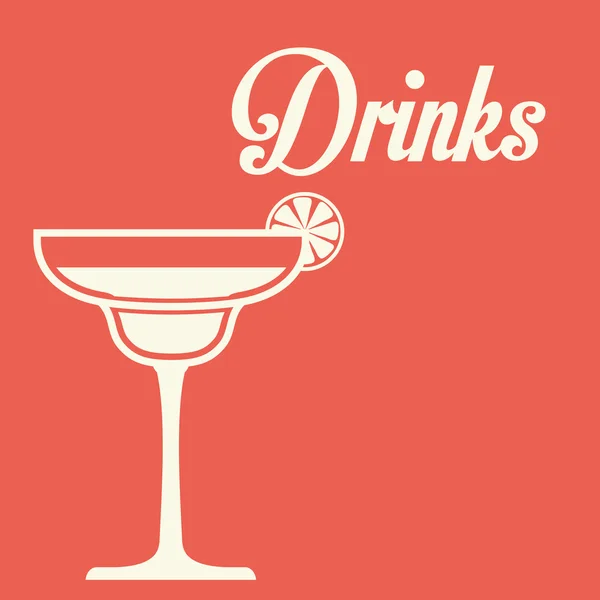 Design de bebidas — Vetor de Stock