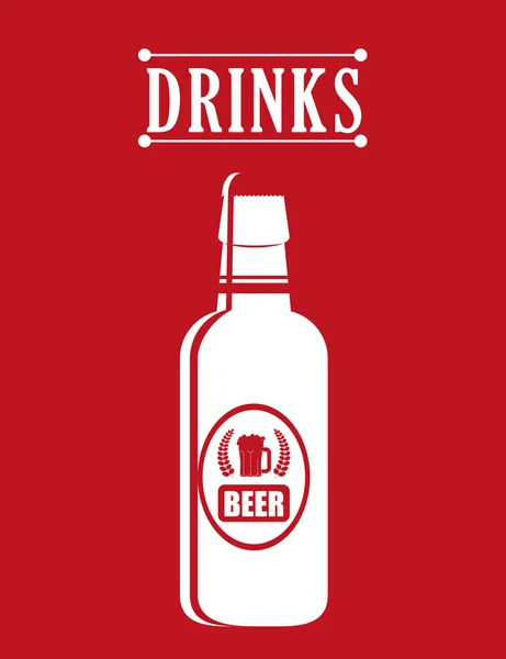 Diseño de bebidas — Vector de stock