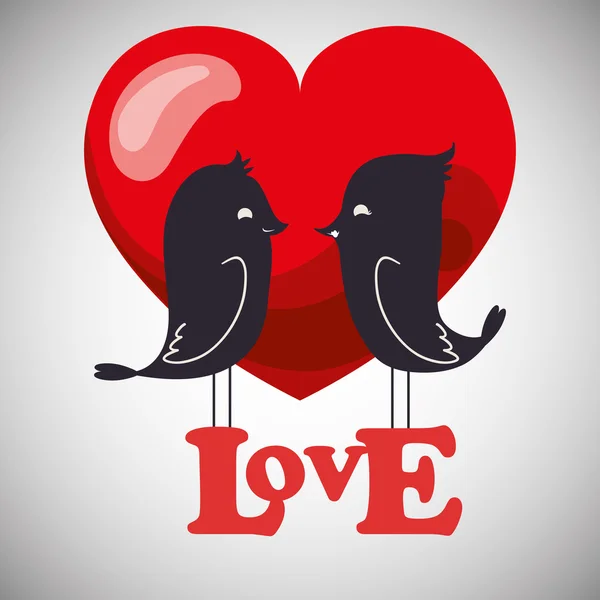 Diseño de amor — Vector de stock