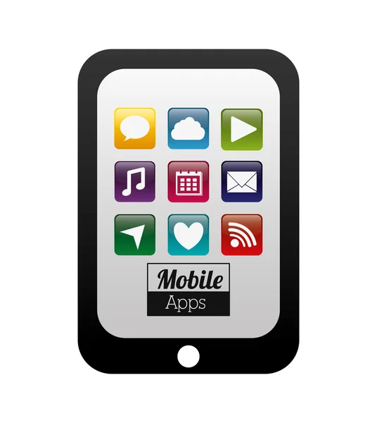 Unterhaltung für mobile Anwendungen. — Stockvektor