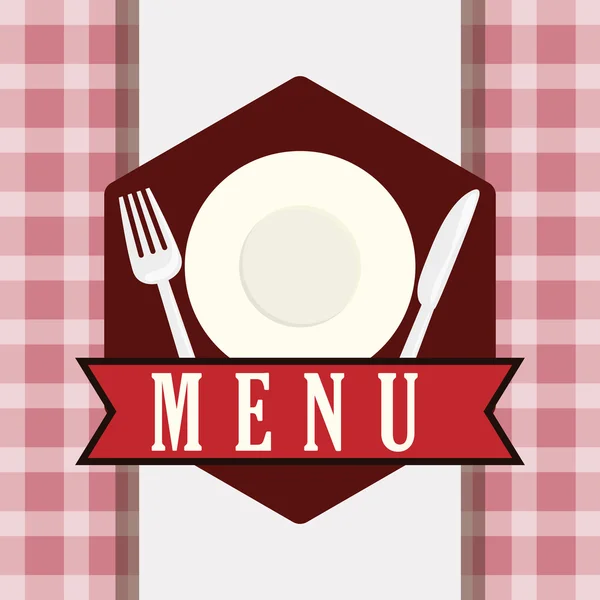 Menu design — Stock Vector