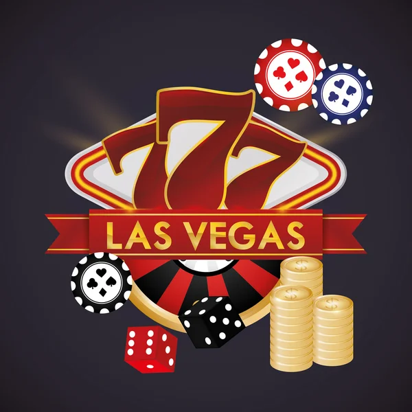 Las Vegas ontwerp — Stockvector