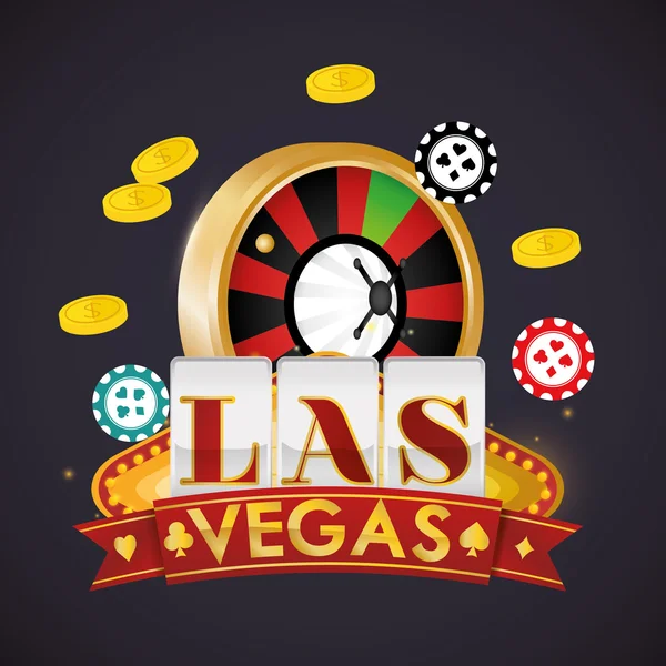 Las Vegas ontwerp — Stockvector
