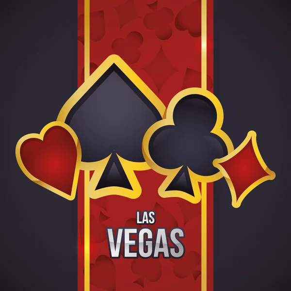 Diseño de Las Vegas — Vector de stock