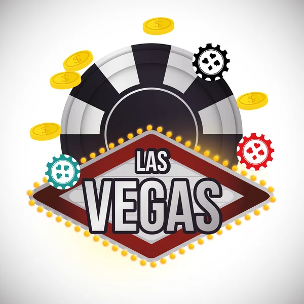 Diseño de Las Vegas — Archivo Imágenes Vectoriales
