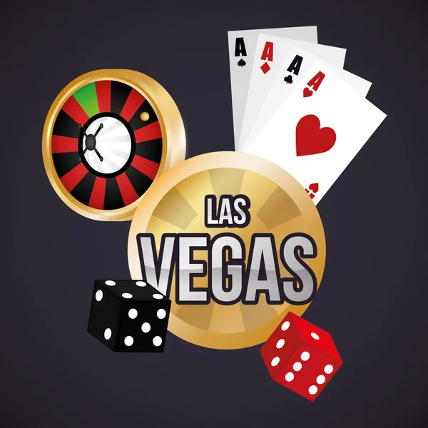 Las Vegas-i design — Stock Vector