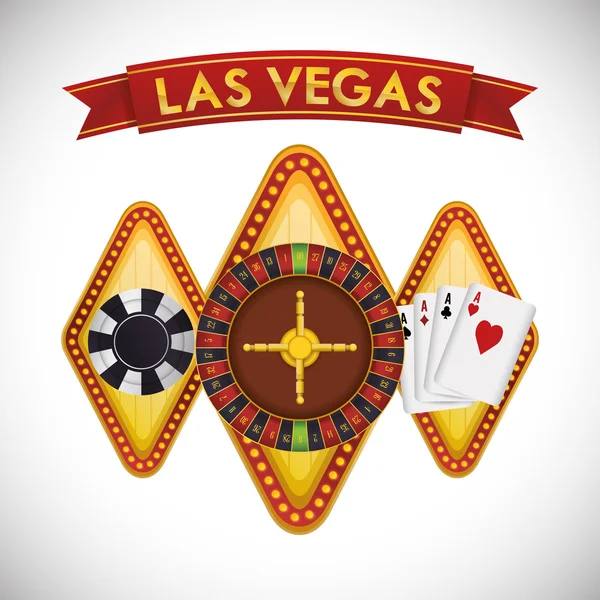 Diseño de Las Vegas — Archivo Imágenes Vectoriales