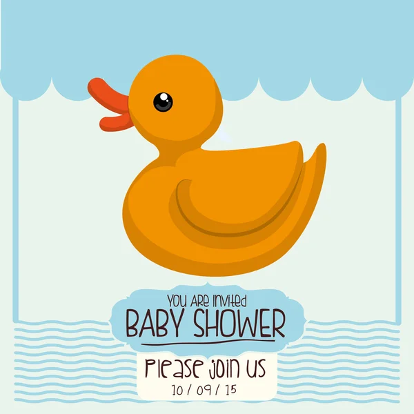 Baby Shower design — Stock Vector