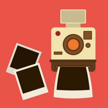 Retro nesneleri vintage tasarım