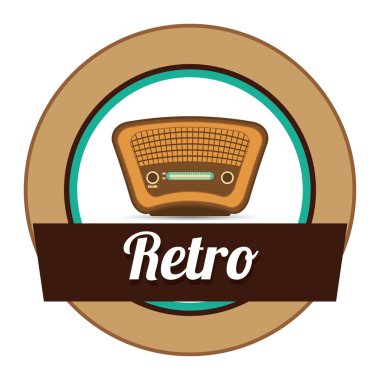 Retro nesneleri vintage tasarım