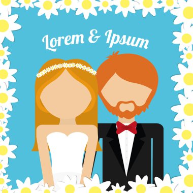 İlişki, evlilik ve aşk tasarım.