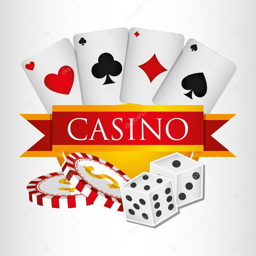 Casino royal games graphic design, vector illustration