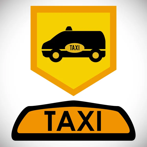 Taxi service design — Stock Vector