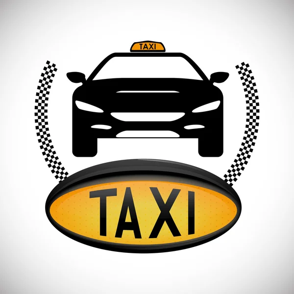 Diseño del servicio de taxi — Vector de stock