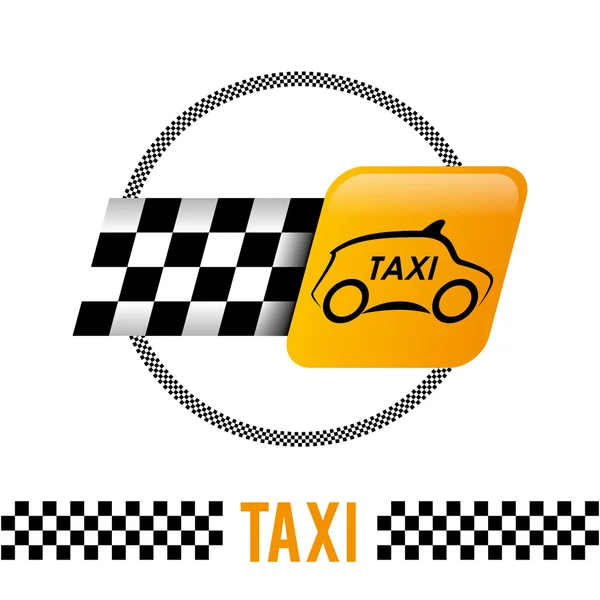 Design de serviço de táxi — Vetor de Stock
