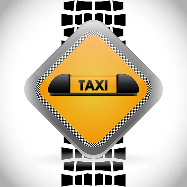 Taxi service design — Stock Vector