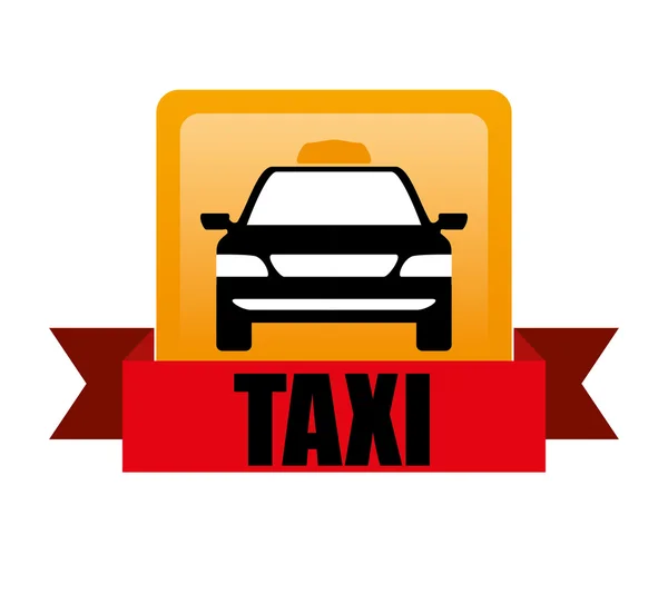 Taxi service design — Stock Vector