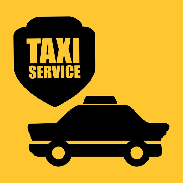 Diseño del servicio de taxi — Vector de stock